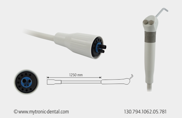 MC 3FP syringe (angled) with hose - DCI connection for KaVo