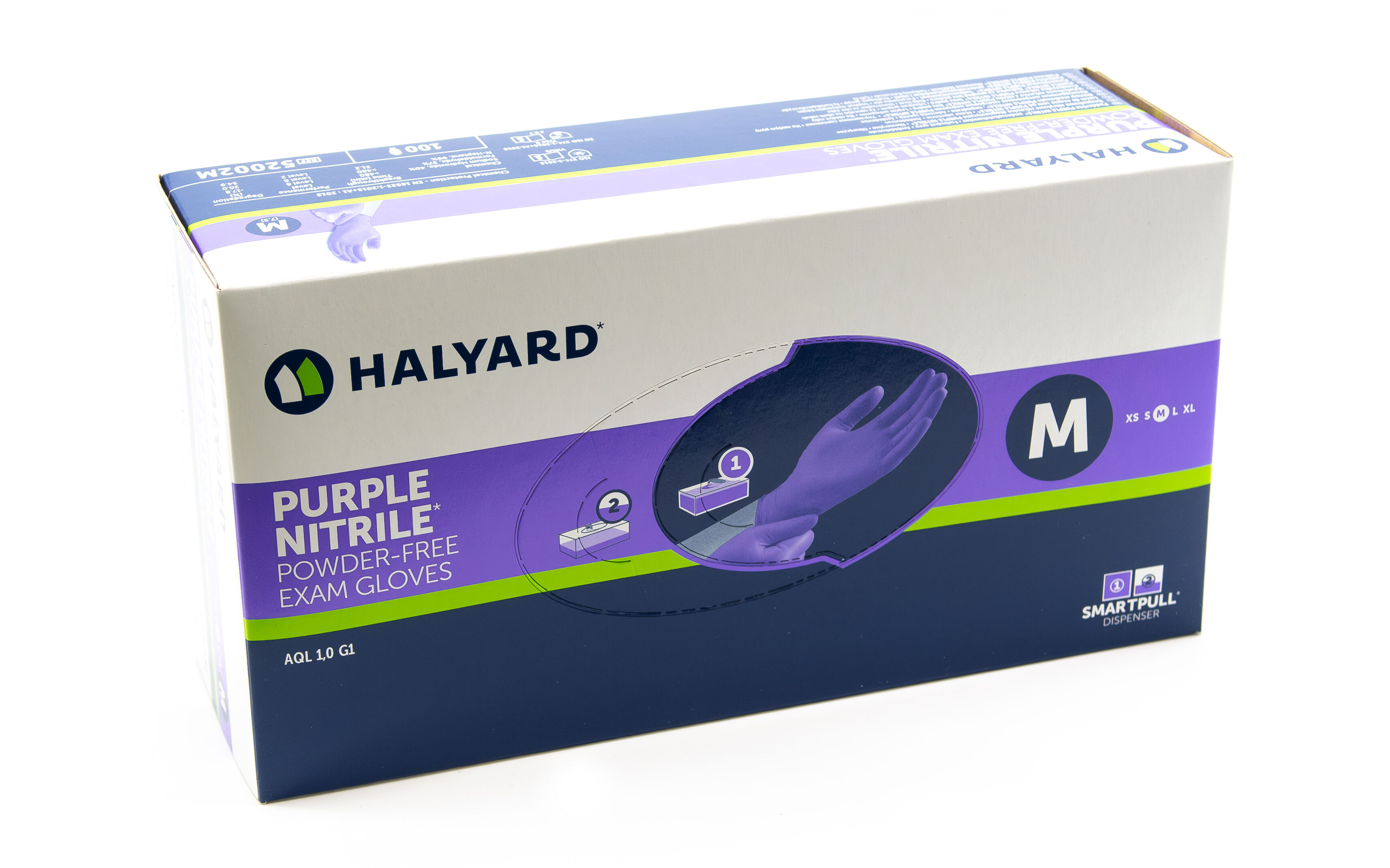 O&M Halyard - Purple Nitrile Untersuchungshandschuhe M O&M Halyard - Purple Nitrile Untersuchungshandschuhe M