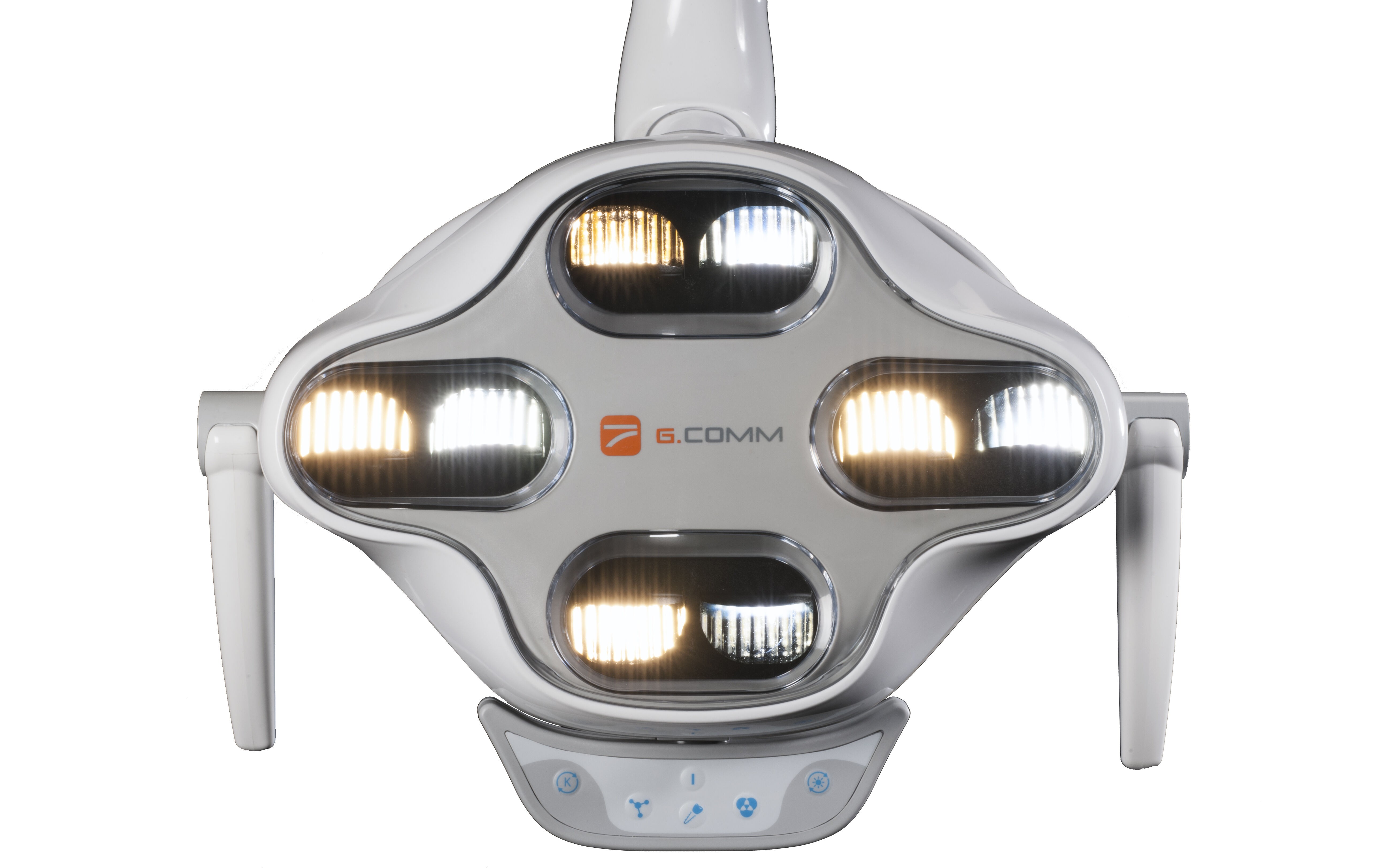 g.comm Iris LED OP-Leuchte - neu - mit Lampenarm