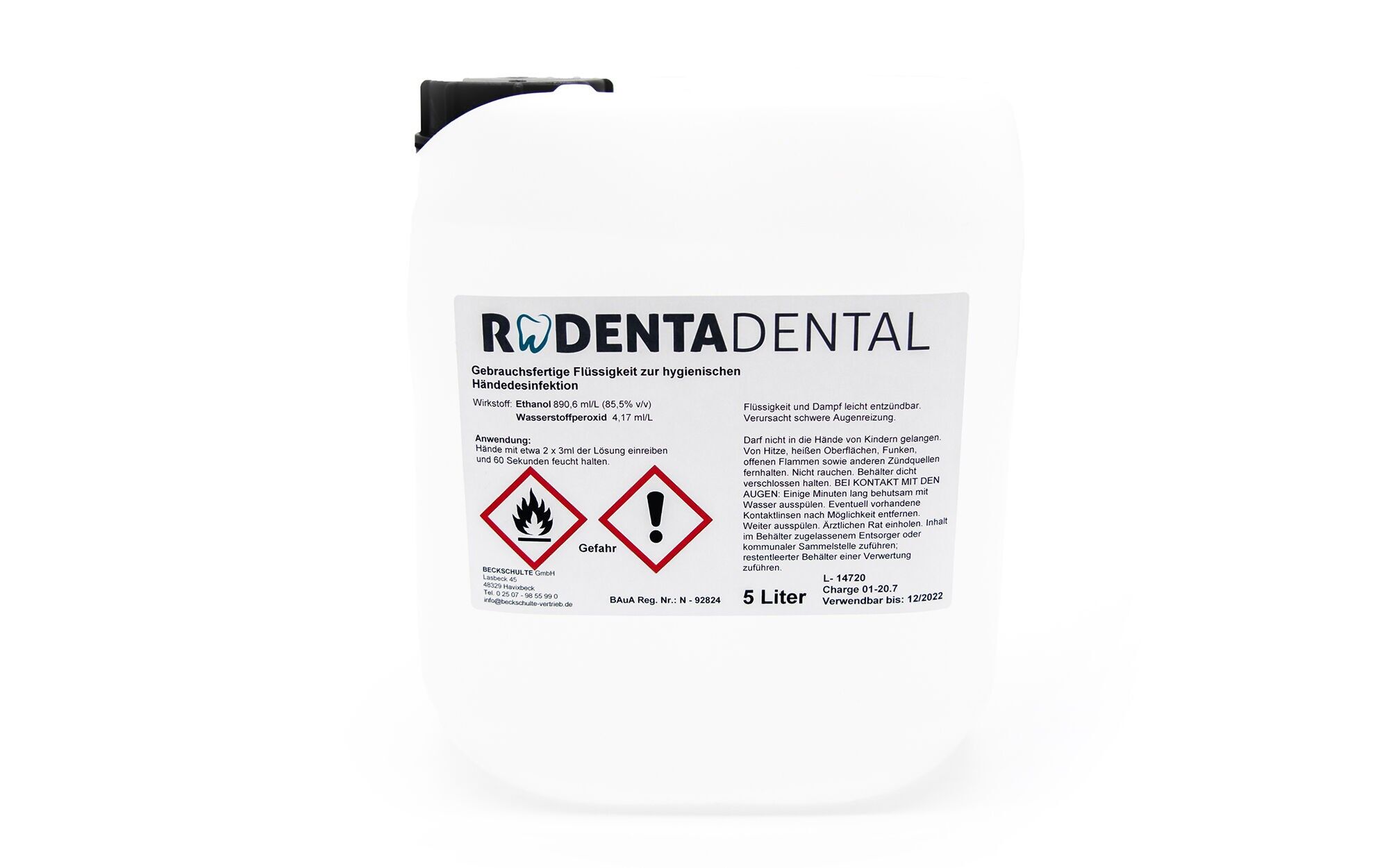 Hand sanitizer 5l canister