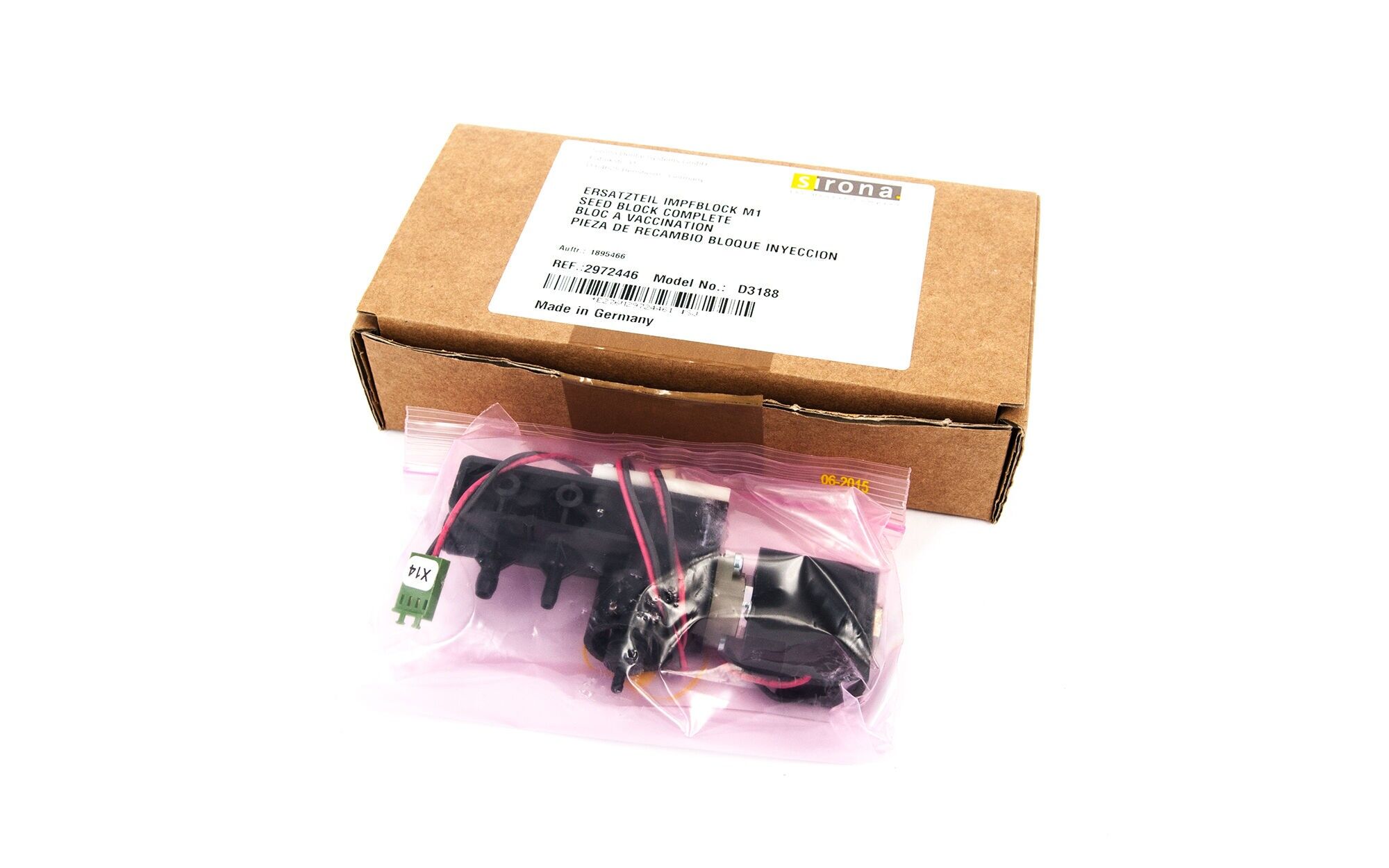 SIEMENS Sirona M1 Vaccination Block - new - 29 72 446