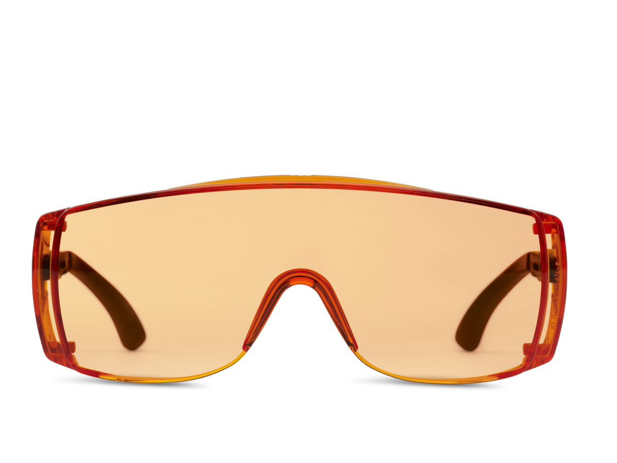 Euronda Monoart Schutzbrille Light - mit Lichtschutzfilter orange