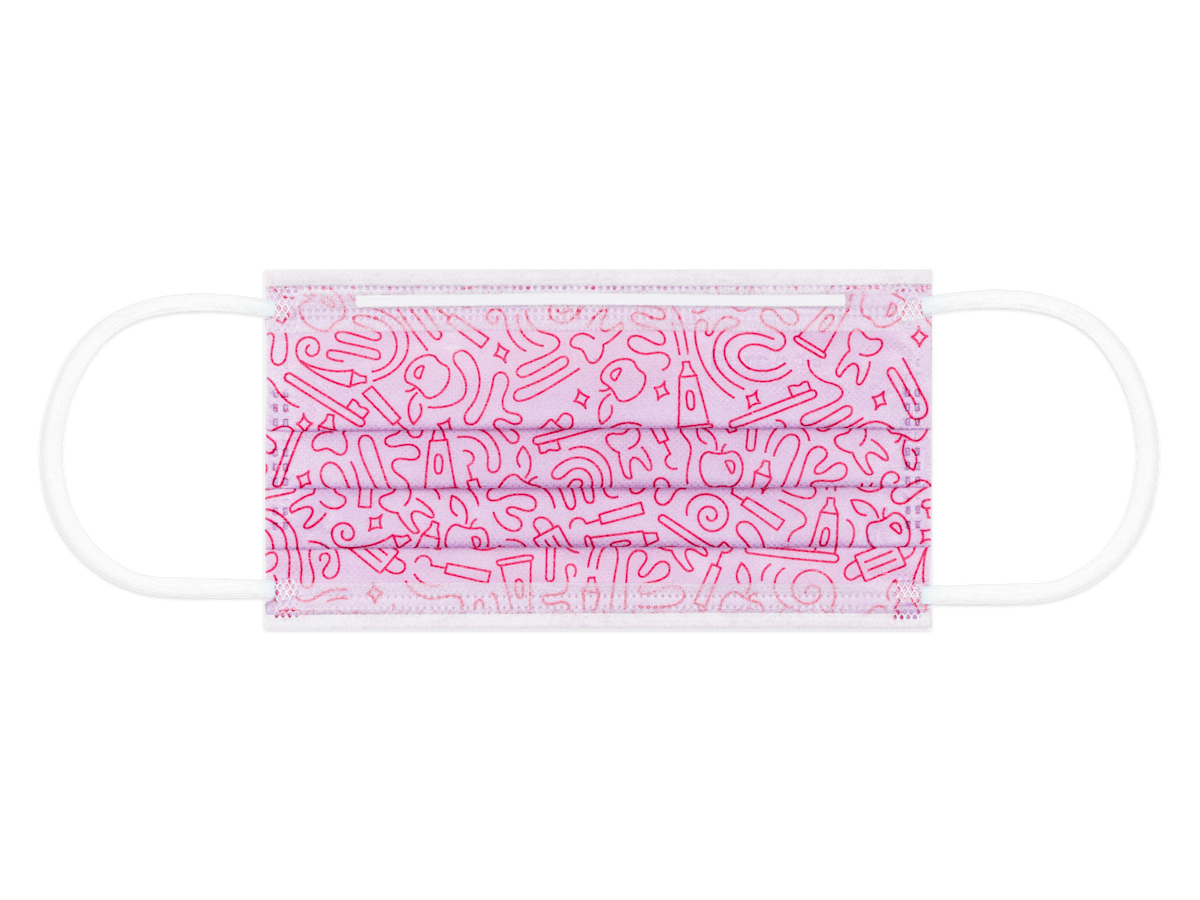 Euronda Monoart Mundschutz Pro Graffiti mit Gummizug