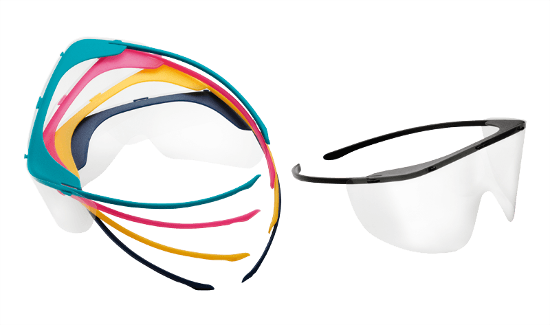 Euronda Monoart Visier, klein - 5 Bügel, 20 Schilde