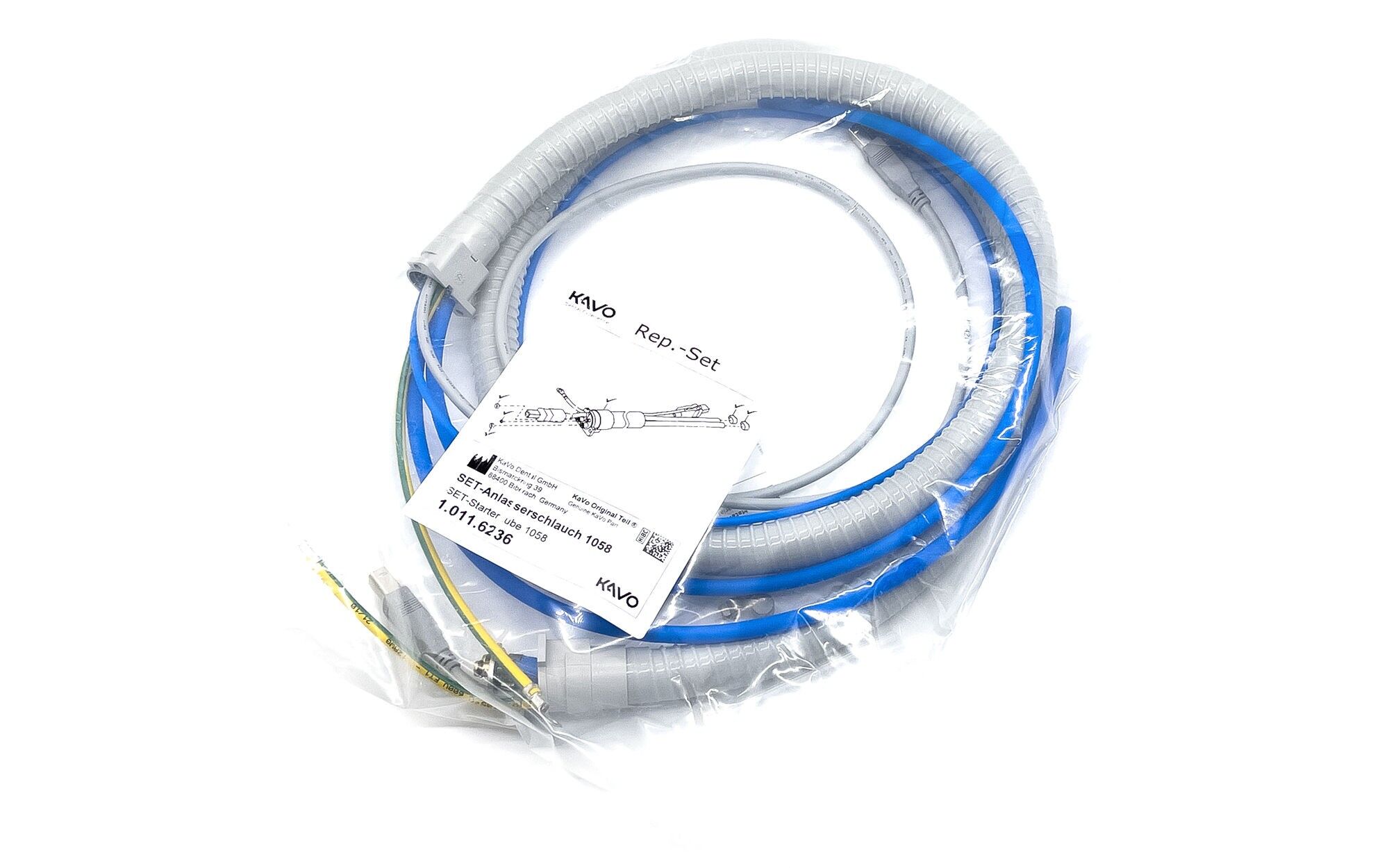 KaVo 1058 / 1080 Foot Starter Hose - New - 1.011.6236