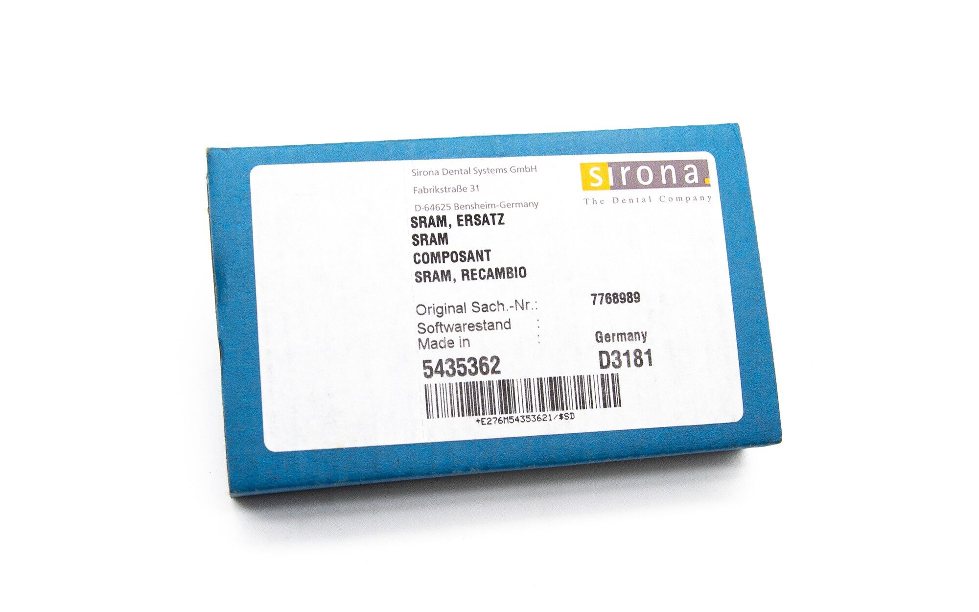 SIEMENS Sirona SRAM Ersatz - neu - 54 35 362