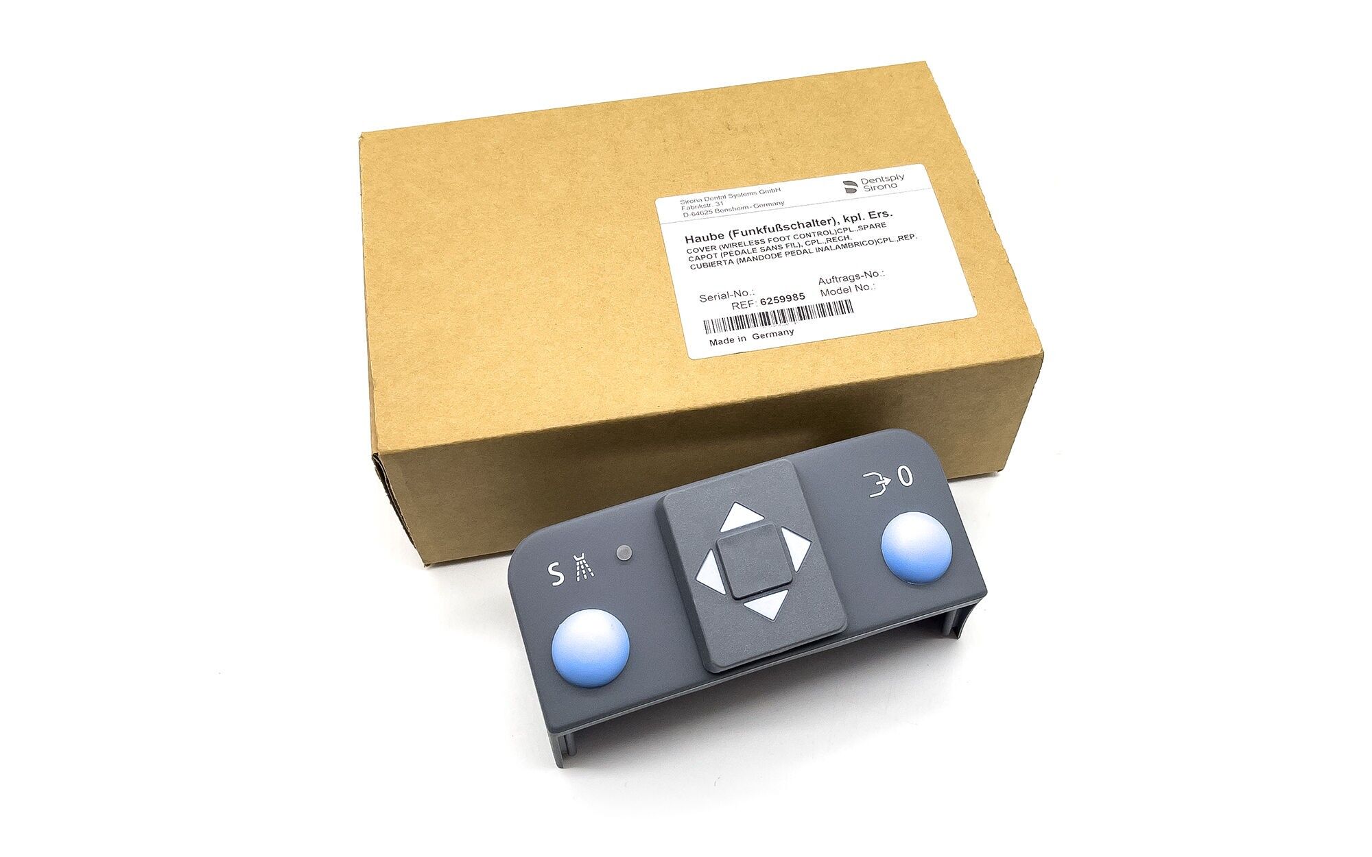 SIEMENS Sirona C-Serie Haube Funkfußschalter - 62 59 985 SIEMENS Sirona C-Serie Haube Funkfußschalter - 62 59 985