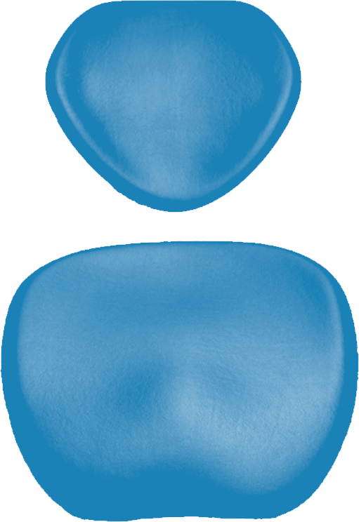 Polsterset KaVo Physio 5007 Arbeitsstuhl KaVo ozeanblau 64