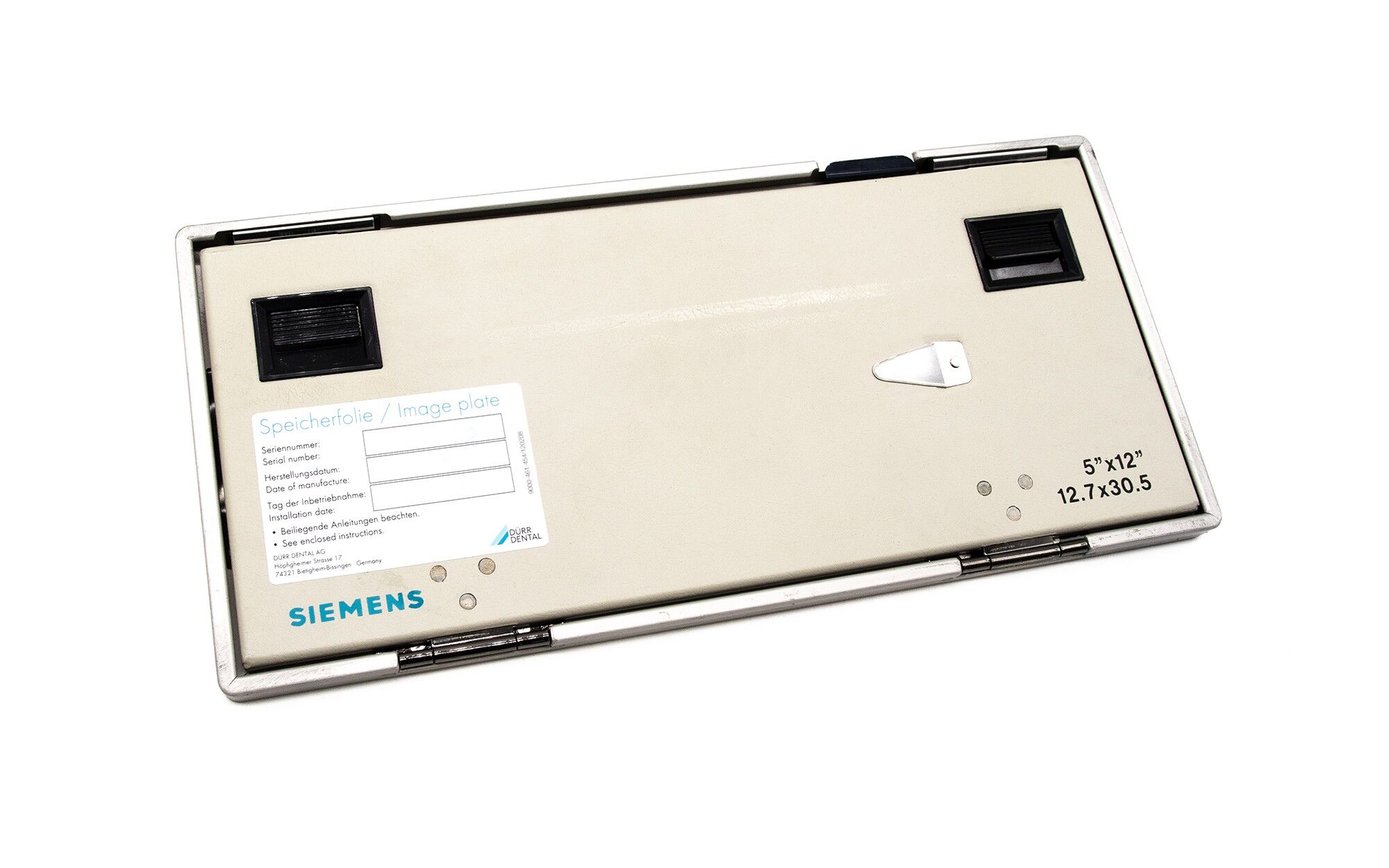 Duerr Dental storage foil with cassette 12.7 x 30.5 cm - used