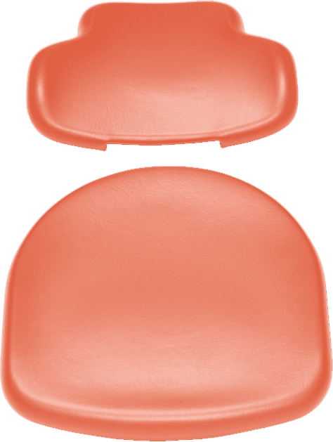 Polsterset für Sirona C Arbeitsstuhl-Sirona  Sirona flamingo