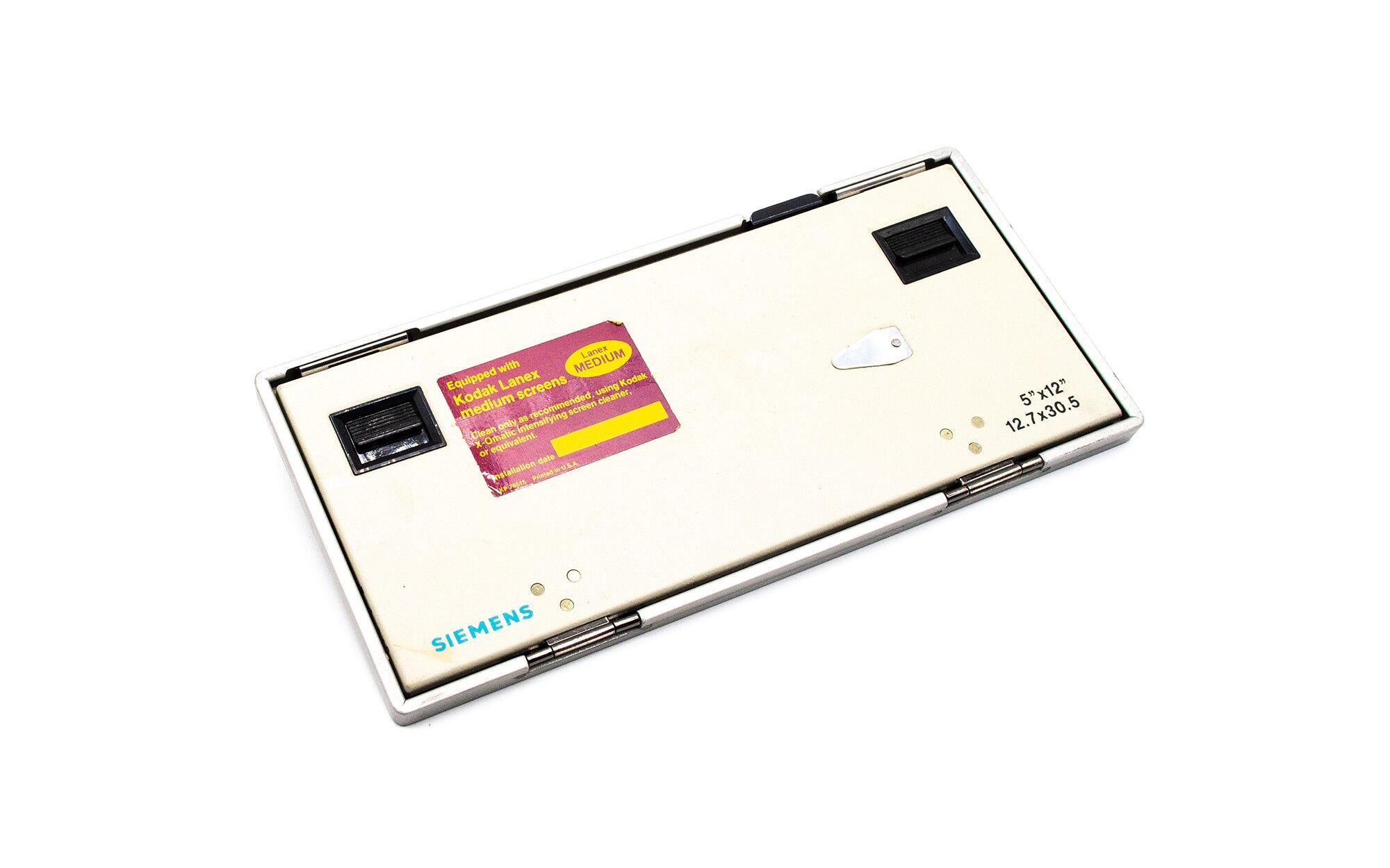 Lanex OPG X-ray cassette with storage film 12.7x30.5cm - medium - used
