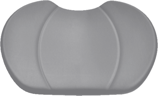 Rückenpolster Sirona Sinius / IntegoUltradent/Mikrona platinum grey 9007