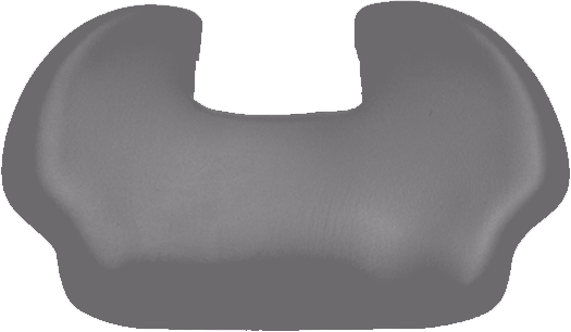 SIEMENS Sirona M1 (+) / C-Serie (+) Rückenpolster schmal mit motorischer Kopfstütze KaVo graphite RELAXLine