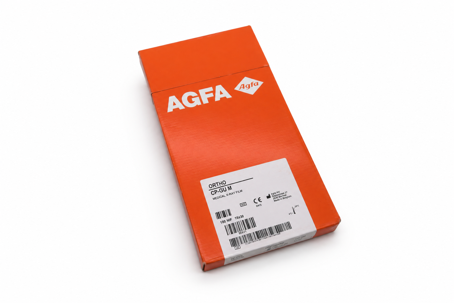 AGFA CP-GU M Röntgengrünfilm, 15 x 30 cm, 100 Blatt