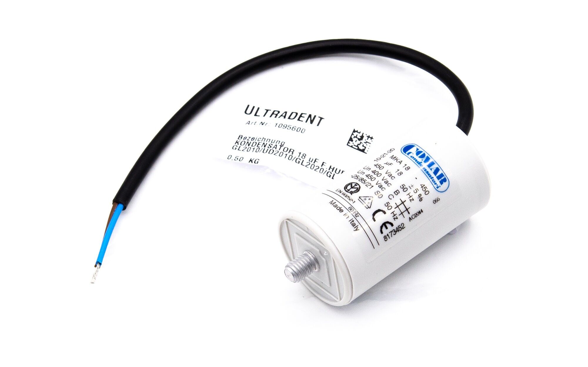 Ultradent GL 2020 Kondensator 18 uF - Hubmotor - 1095600 Ultradent GL 2020 Kondensator 18 uF - Hubmotor - 1095600